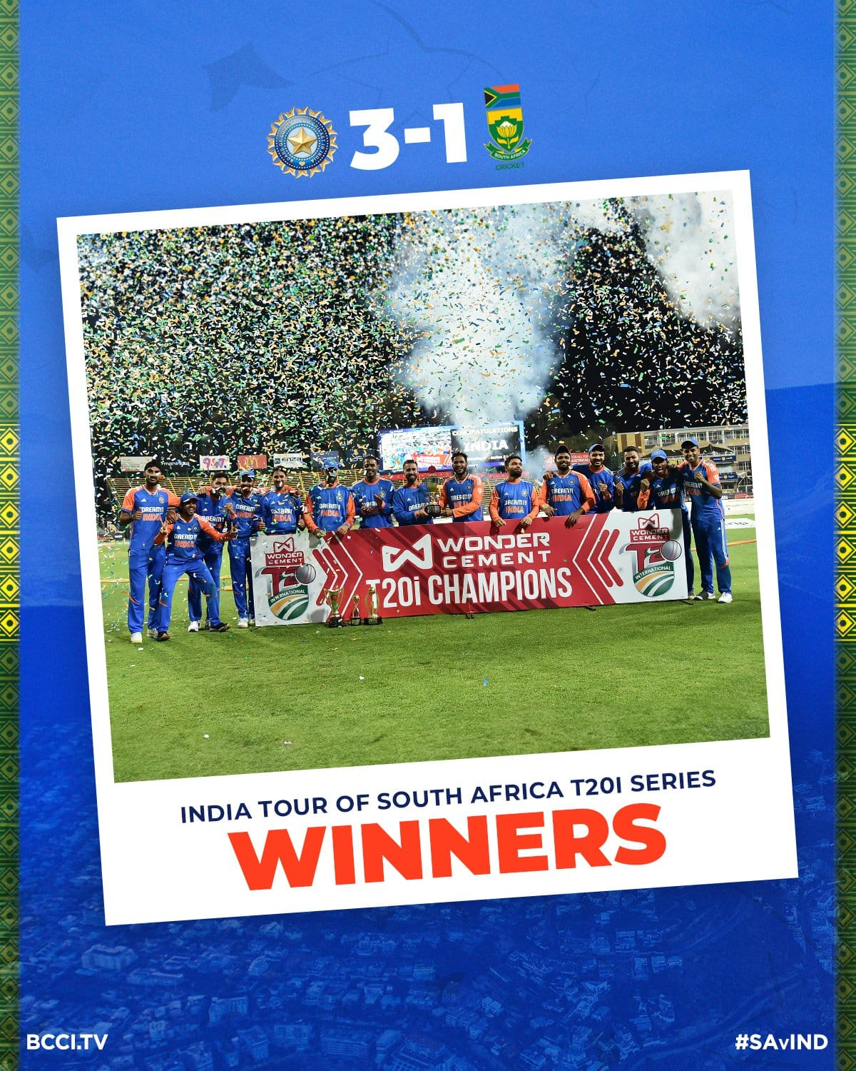 IND vs SA: भारत की टी20 अंतरराष्ट्रीय में तीसरी सबसे बड़ी जीत